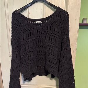 Black Knit Sweater